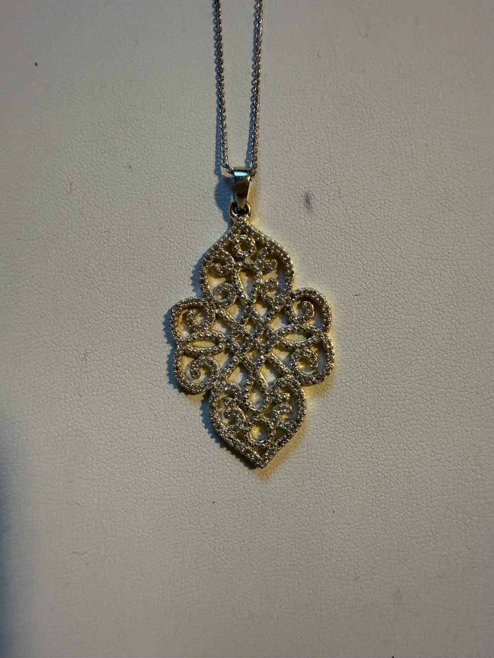 Andrea Stella & Dot  Necklace (silver plated  not gold)